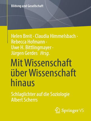 cover image of Mit Wissenschaft über Wissenschaft hinaus